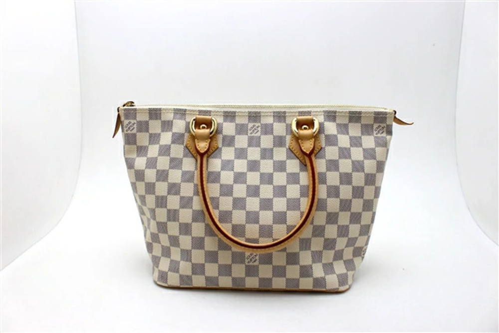 LOUIS VUITTON Azur White Saleya Shoulder Bag